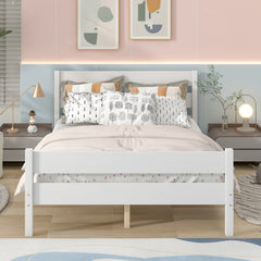 Bellemave® Full Size Platform Bed with Headboard and Footboard