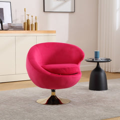 Bellemave® 360 Degree Swivel Cuddle Barrel Accent Chairs with Wide Upholstered