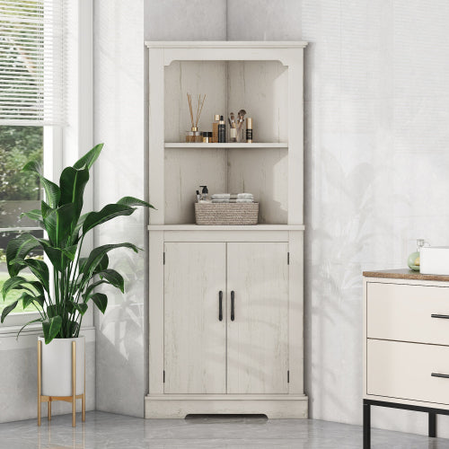 Bellemave® Tall Corner Cabinet with Doors