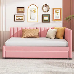 Bellemave® Twin Size Upholstered Daybed with Trundle Bellemave®