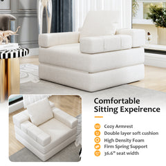 Bellemave® Single Sofa Chair that Converts to A Single Sofa Bed