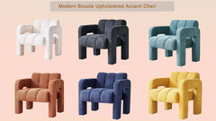 Bellemave® Wide Boucle Upholstered Accent Chair Bellemave®