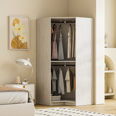 Bellemave® Polygon Corner Wardrobe