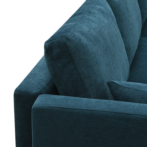 Bellemave 109" U-Shaped Chenille Modular Sectional Sofa with Adjustable Armrests,Backrests and Storage Seats