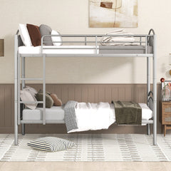 Bellemave® Twin Size Metal Bunk Bed