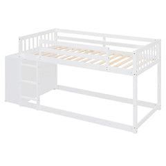 Bellemave® Bunk Bed with 4 Drawers and 3 Shelves