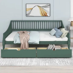 Bellemave® Full Size Daybed with Two Storage Drawers and Support Legs Bellemave®