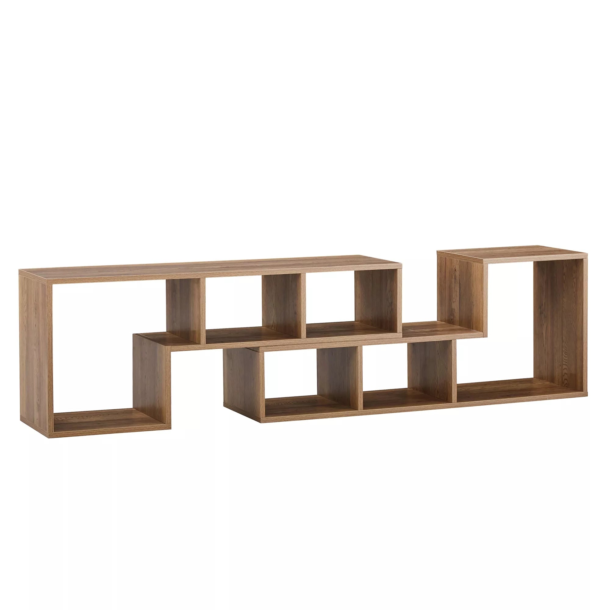 Bellemave® 2 Pieces Cube TV Stand,Free Combination Gaming Entertainment Center Media Stand,Open Storage Bookcase Shelf for Living Room,2 Shelf Bookcase L-Shaped TV Console Stand Bellemave®
