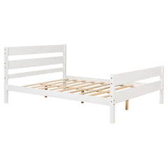 Bellemave® Full Size Platform Bed with Headboard and Footboard