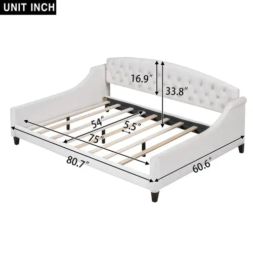 Bellemave Modern Luxury Tufted Button Daybed Bellemave