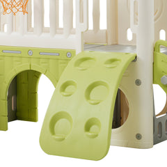 Bellemave® 8 in 1 Toddler Climber and Slide Set,Kids Playground for Toddlers Age 1+