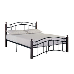 Bellemave® Metal Platform Bed with Headboard and Footboard