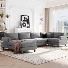 Bellemave 98" Modular Sectional Sofa with Ottoman L Shaped Corner Sectional Bellemave