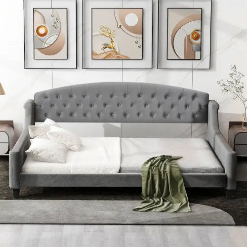 Bellemave Modern Luxury Tufted Button Daybed Bellemave