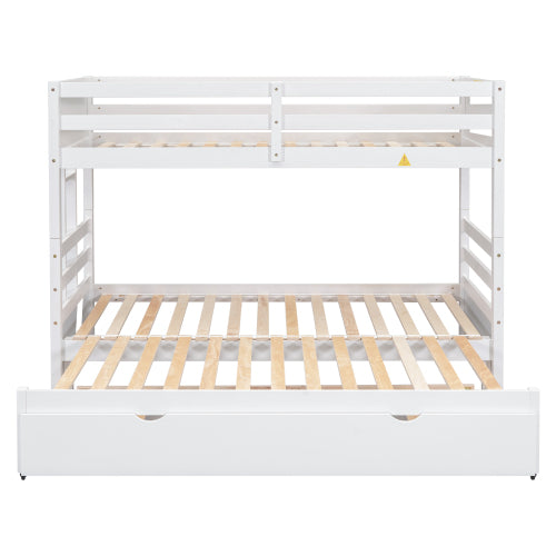Bellemave® Twin over Pull-out Bunk Bed with Trundle Bed Bellemave®