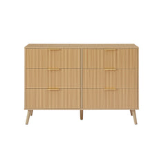 Bellemave® 6 Double Dressers with Wavy Drawers