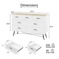 Bellemave® 7 Drawer Dresser