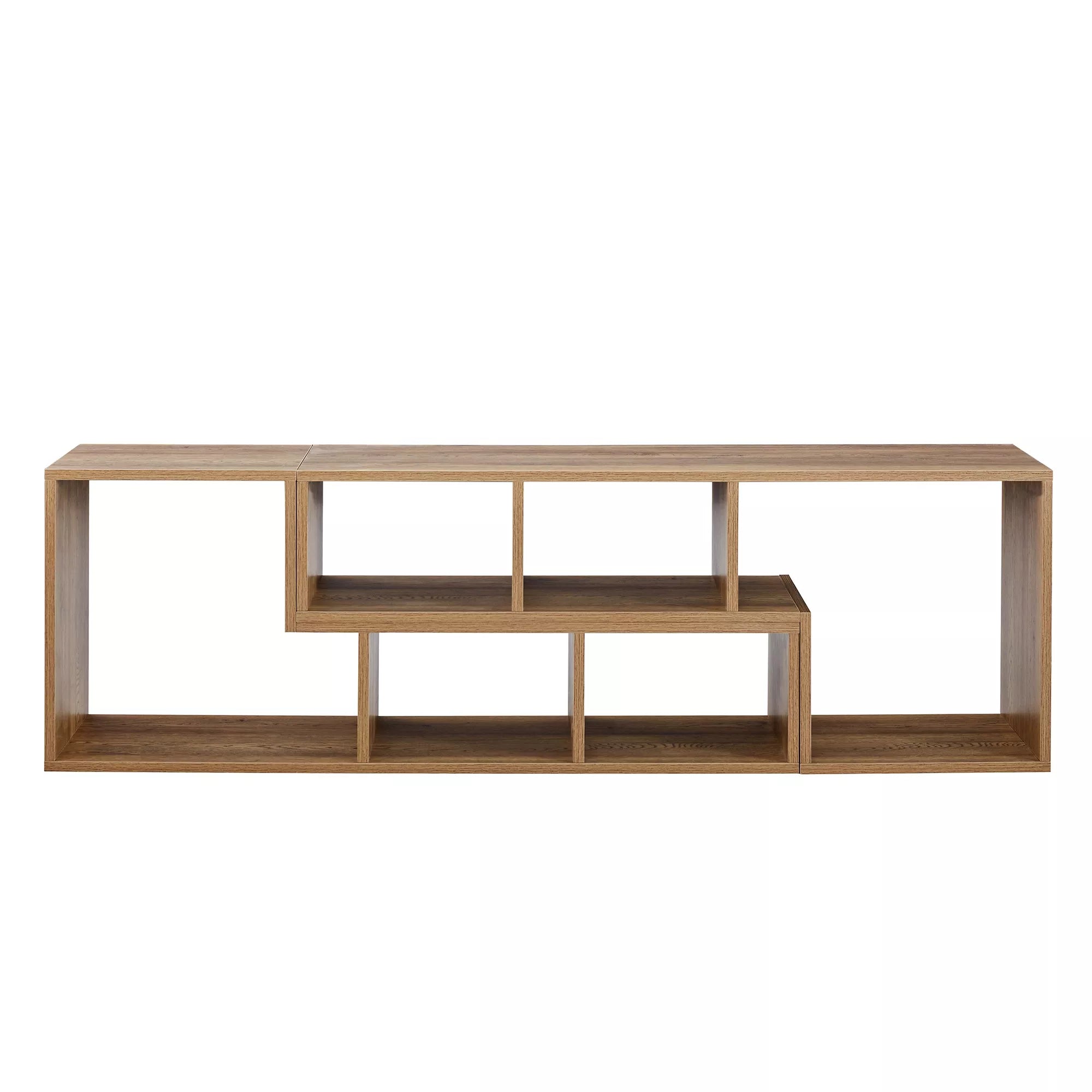 Bellemave® 2 Pieces Cube TV Stand,Free Combination Gaming Entertainment Center Media Stand,Open Storage Bookcase Shelf for Living Room,2 Shelf Bookcase L-Shaped TV Console Stand Bellemave®