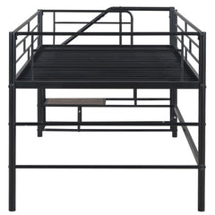 Bellemave® Twin Size Low Loft Bed with Storage Stairs