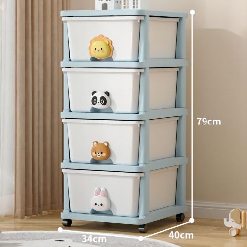 Bellemave® Drawer Toy Storage Rack with Wheels