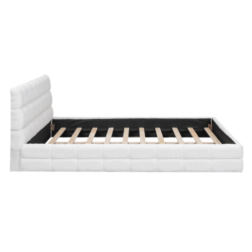 Bellemave® Queen Size Upholstered Platform Bed