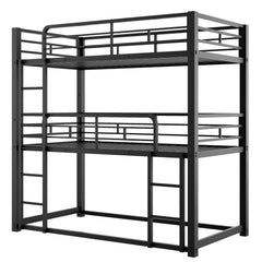 Bellemave® Twin Size Metal Triple Bunk Bed