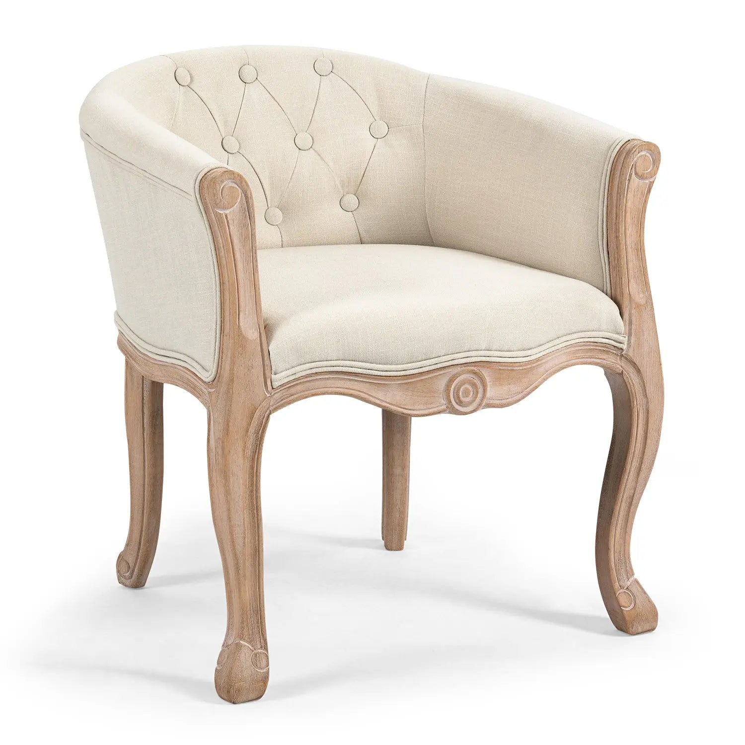 Bellemave® Vintage Tufted Upholstered Chair Bellemave®