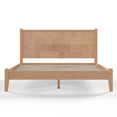 Natural Bamboo Bed Frame Front Display
