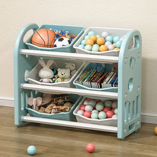 Bellemave Kids Toy Storage Organizer with 6 Bins Bellemave