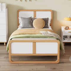 Bellemave® Modern Style Solid Wood Platform Bed