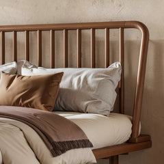 Bamboo Bed Frame Headboard Detail