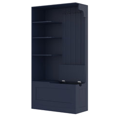 Bellemave® Multifunctional Hall Tree with Bench & Shoe Storage, Hooks Bellemave®
