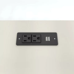 USB charging outlet on loft bed desk