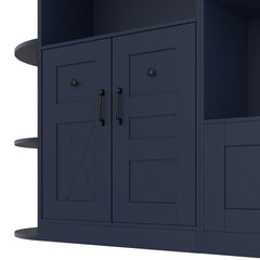 Bellemave® Multifunctional Hall Tree with Bench & Shoe Storage, Hooks Bellemave®