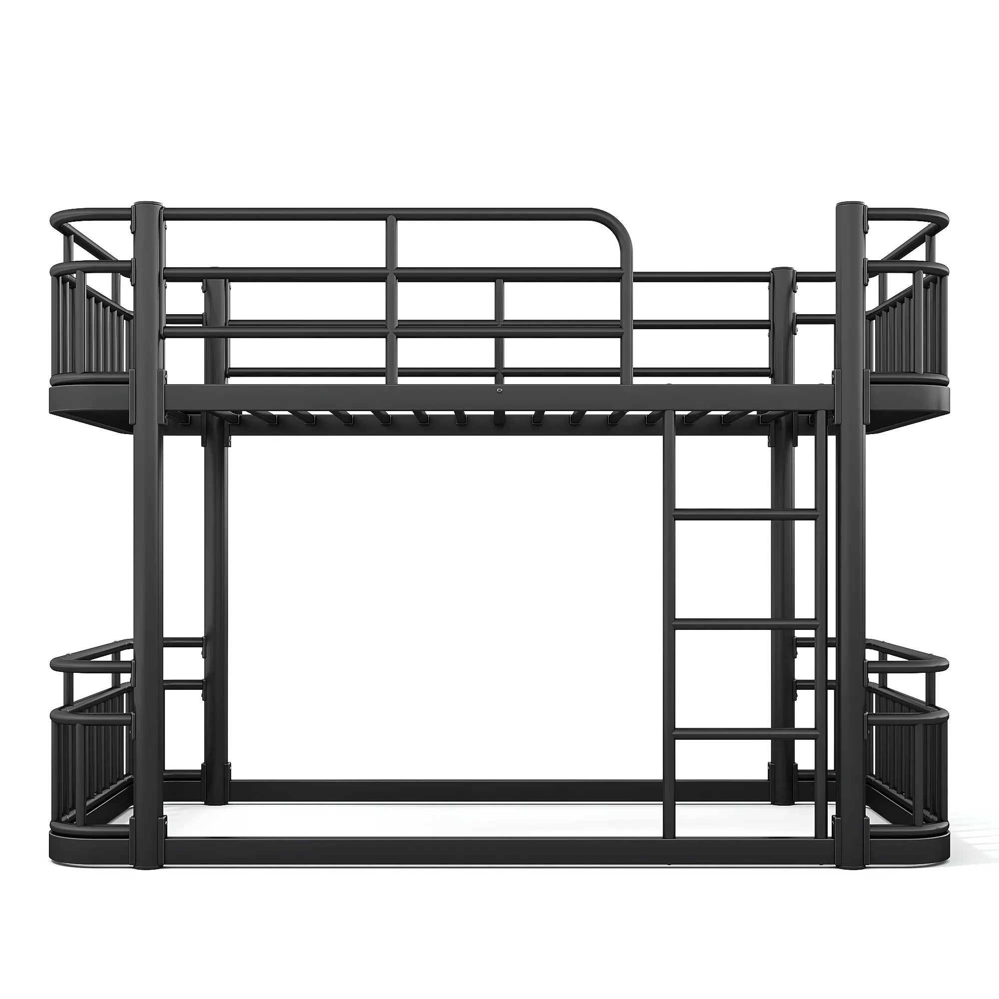 easy assembly metal bunk bed frame