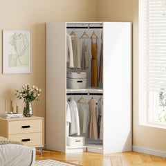 Bellemave® Polygon Corner Wardrobe