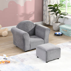 Bellemave® Kids Upholstered Couch with Ottoman