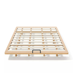 Bellemave® King Size Platform Bed for Bedroom, Solid Bamboo-made Floating Bed Frame with Support Slats, Guest Rooms, Dorms, Natural Bellemave®