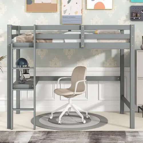 Bellemave® Loft Bed with Built-In Desk Bellemave®