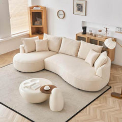 Bellemave 122.8" Modern Curved Couch Living Room Modular Sectional Sofa Bellemave