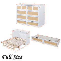 Bellemave® Murphy Bed with Large Drawers