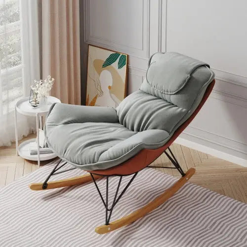 Bellemave® Leisure Sofa Single Rocking Chair Comfortable and Breathable,Detachable and Washable Seat Cushion Bellemave®