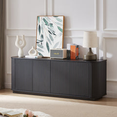 Bellemave® Storage Cabinet with Wave Pattern