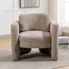 Bellemave® Mid Century Modern Barrel Accent Chair Armchair Bellemave®