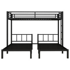 Bellemave® Twin/Twin XL Over Twin&Twin Metal Triple Bunk Bed