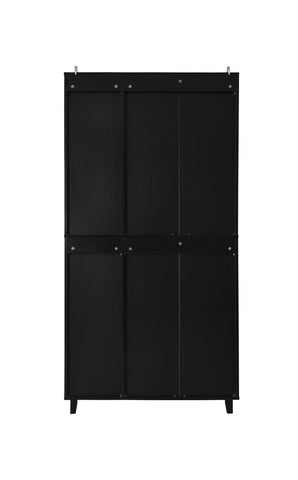 Bellemave® 4 Door Cabinet with 4 Adjustable Inner Shelves