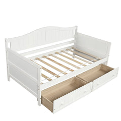 Bellemave® Twin Size Wooden Daybed with Trundle