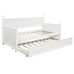 Bellemave® Twin Size Wood Daybed with Trundle