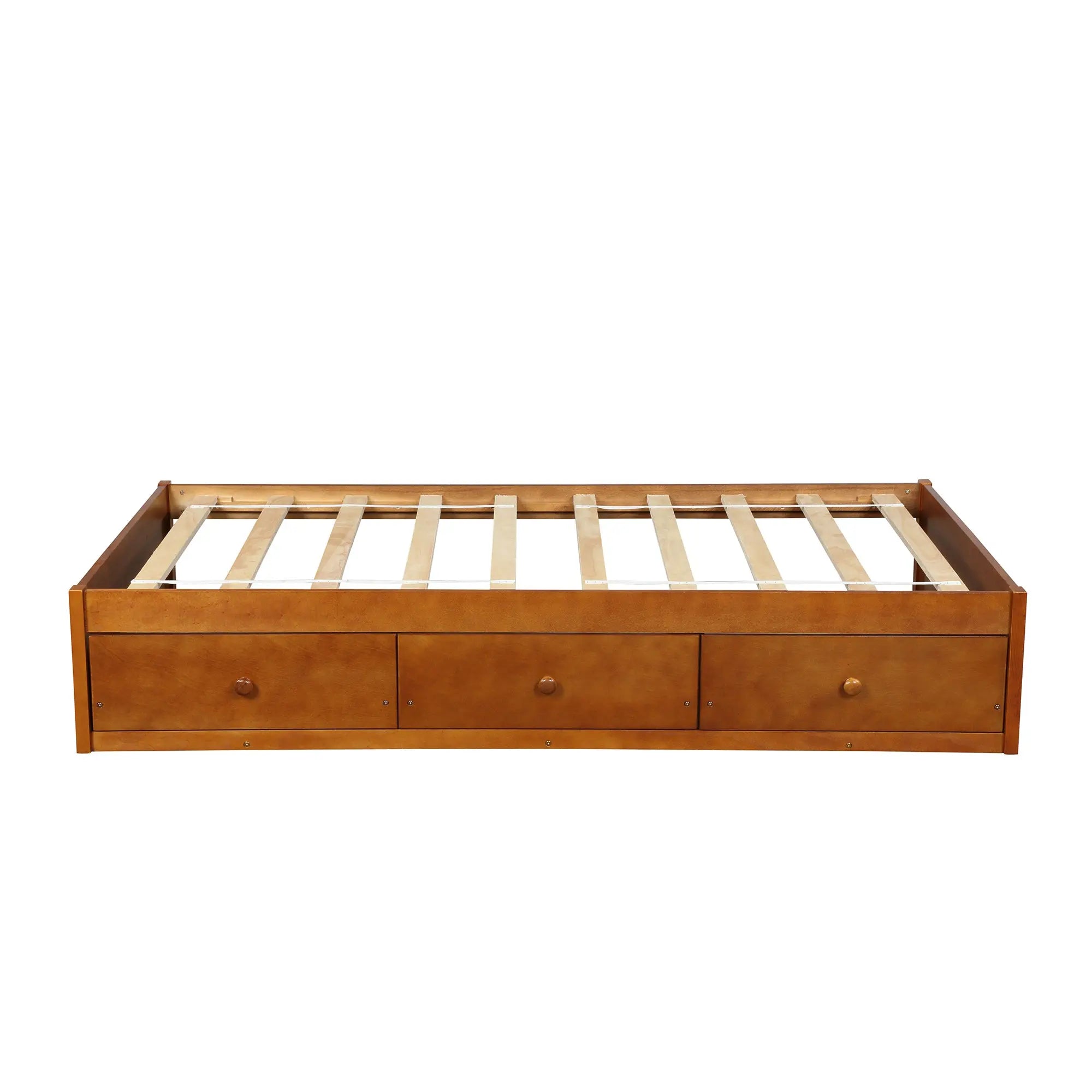 Bellemave Twin Size Platform Storage Bed with 3 Drawers Bellemave