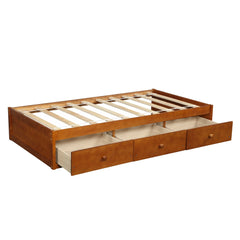 Bellemave Twin Size Platform Storage Bed with 3 Drawers Bellemave